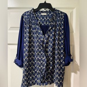 Anthropologie Meadow Rue evella sailboat blouse